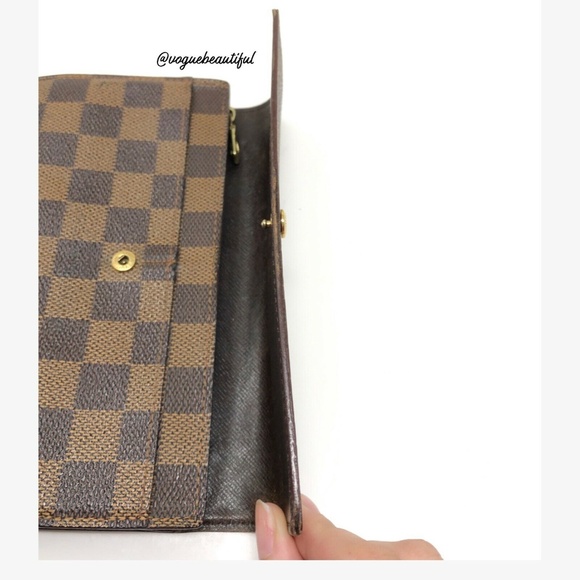 Louis Vuitton Sarah Wallet Damier Ebene Authentic - Picture 2 of 8